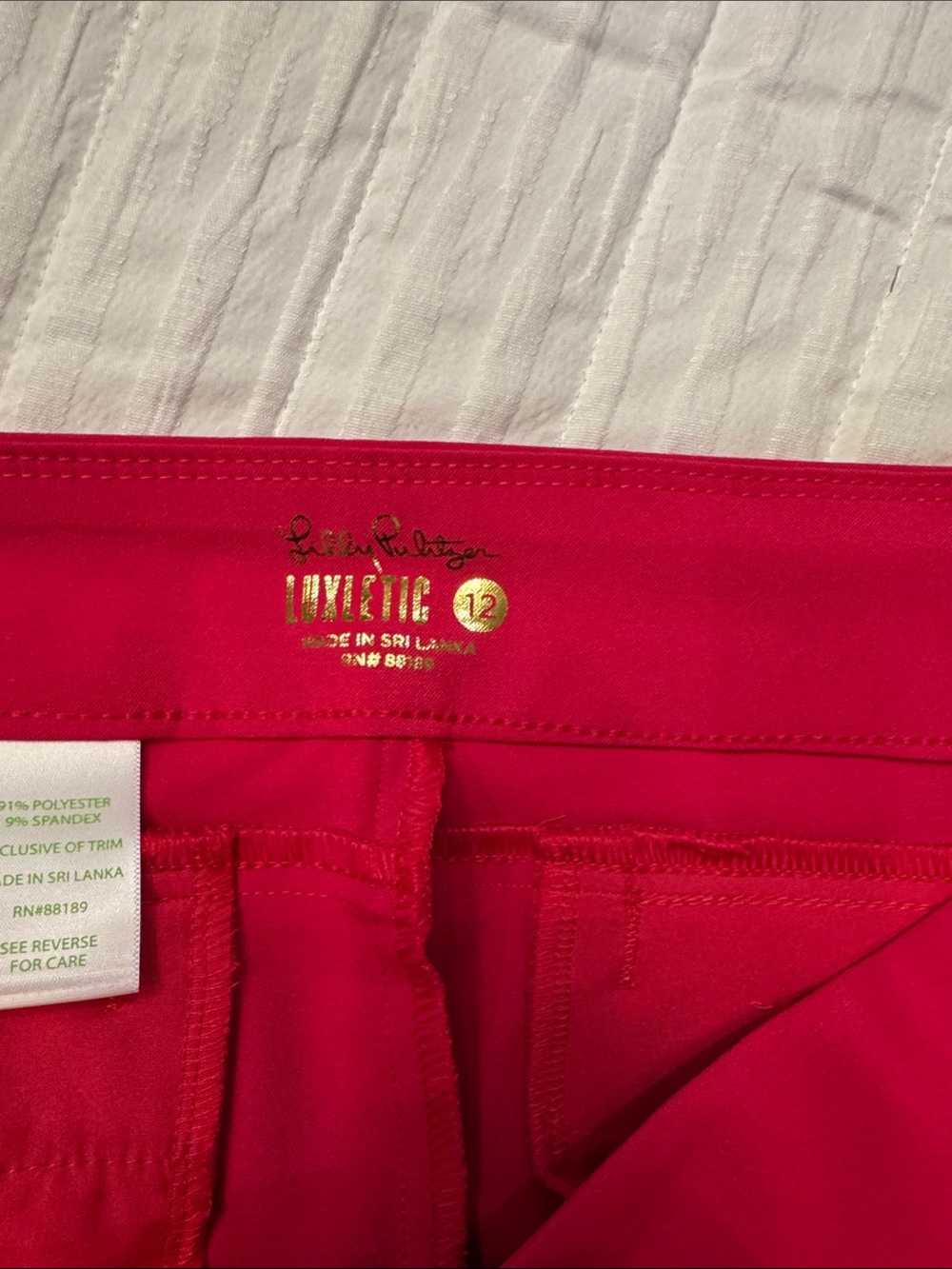 Lilly Pulitzer Women Slim Flare Ponte Pants in Bright Pink - Picture 2 of 3